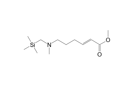 Methyl 6-[N-Methyl-N-[(trimethylsilyl)methyl]amino]hex-2-enoate