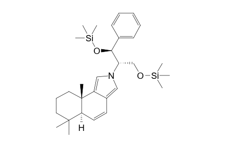 (4aS,8aS,1S,2'S)-5,5,8a-trimethyl-4a,5,6,7,8,8a-hexahydro-N-{2'-phenyl-2'-trimethylsilyloxy-1'-(trimethylsilyloxymethyl)ethyl}pyrrolo[3,4-a]naphthalene
