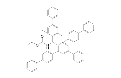 Ethyl[N-(2,6-bis-biphenyl-4-yl-4-phenylphenyl)-(2,6-dimethyl-4-phenylphenyl)methyl]-carbamate