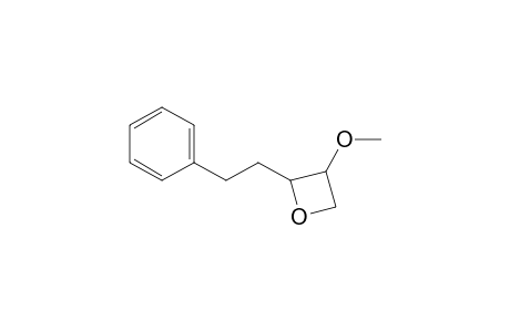 Oxetane, 3-methoxy-2-(2-phenylethyl)-, cis-