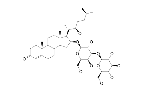 16(S)-[BETA-D-GLUCOPYRANOSYL-(1->3)-BETA-D-GALACTOPYRANOSYLOXY]-22(S)-HYDROXYCHOLEST-4-EN-3-ONE