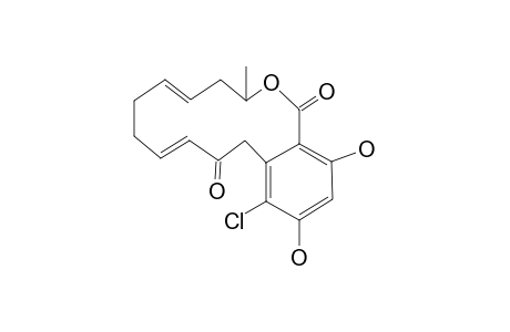 MONORDEN-D;13-CHLORO-3,4,7,8-TETRAHYDRO-14,16-DIHYDROXY-3-METHYL-1H-2-BENZOXACYClOTETRADECIN-1,11(12H)-DIONE