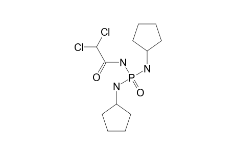 CHCL2C(O)NHP(O)[NH(C5H9)]2;N-2,2-DICHLOROACETYL-N',N''-BIS-(CYCLOPENTYL)-PHOSPHORIC-TRIAMIDE