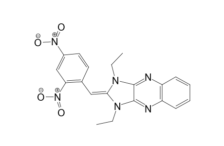 2-(2,4-dinitrobenzylidene)-1,3-diethyl-2,3-dihydro-1H-imidazo[4,5-b]quinoxaline