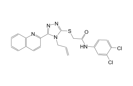 2-{[4-allyl-5-(2-quinolinyl)-4H-1,2,4-triazol-3-yl]sulfanyl}-N-(3,4-dichlorophenyl)acetamide