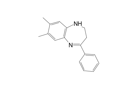 2,3-dihydro-7,8-dimethyl-4-phenyl-1H-1,5-benzodiazepine
