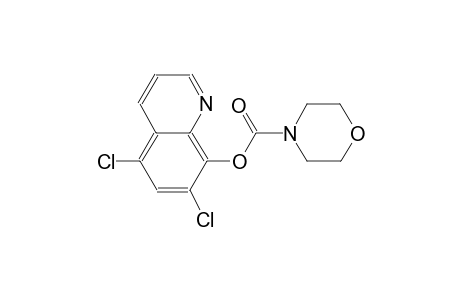 4-morpholinecarboxylic acid, 5,7-dichloro-8-quinolinyl ester