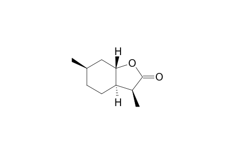 (3S,3aR,6R,7aS)-3,6-dimethyl-3a,4,5,6,7,7a-hexahydro-3H-1-benzofuran-2-one