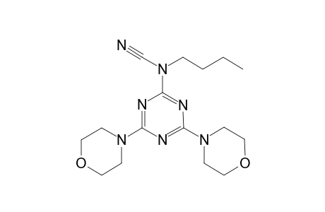 Butyl-(4,6-dimorpholino-1,3,5-triazin-2-yl)cyanamide