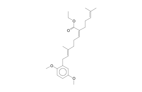 (2Z,6E)-8-(2,5-dimethoxyphenyl)-6-methyl-2-(4-methylpent-3-enyl)octa-2,6-dienoic acid ethyl ester