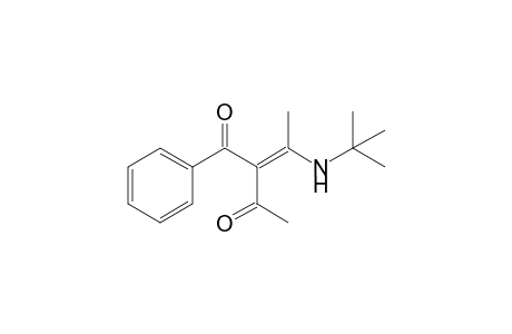 (2E)-2-[1-(tert-butylamino)ethylidene]-1-phenyl-butane-1,3-dione