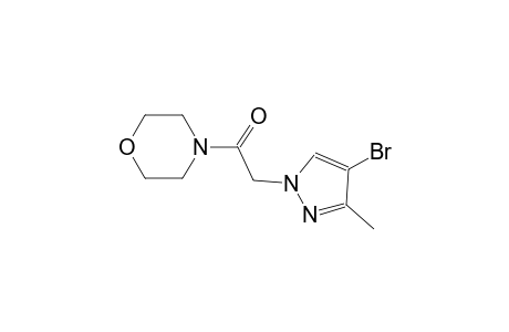 4-[(4-bromo-3-methyl-1H-pyrazol-1-yl)acetyl]morpholine