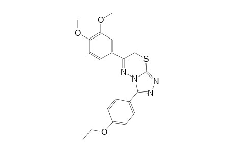 6-(3,4-dimethoxyphenyl)-3-(4-ethoxyphenyl)-7H-[1,2,4]triazolo[3,4-b][1,3,4]thiadiazine