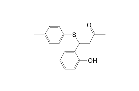 4-(2-Hydroxyphenyl)-4-[(4-methylphenyl)sulfanyl]-2-butanone