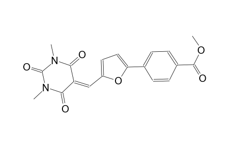 methyl 4-{5-[(1,3-dimethyl-2,4,6-trioxotetrahydro-5(2H)-pyrimidinylidene)methyl]-2-furyl}benzoate