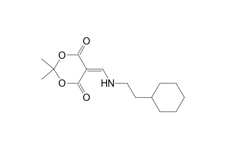 1,3-Dioxane-4,6-dione, 5-[(cyclohexylethylamino)methylene]-2,2-dimethyl-