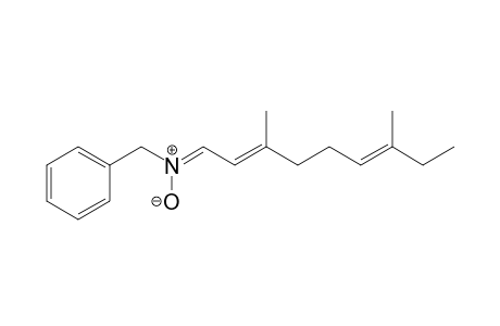 (1Z,2E,6E)-N-benzyl-3,7-dimethylnona-2,6-dien-1-imine oxide