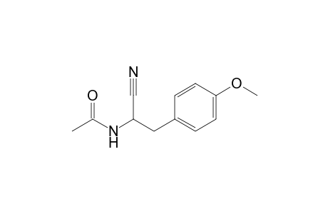 N-[1-cyano-2-(4-methoxyphenyl)ethyl]acetamide