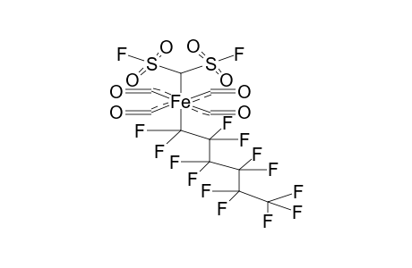 TRANS-PERFLUOROHEXYLBIS(FLUOROSULPHONYL)METHYLIRONTETRACARBONYL