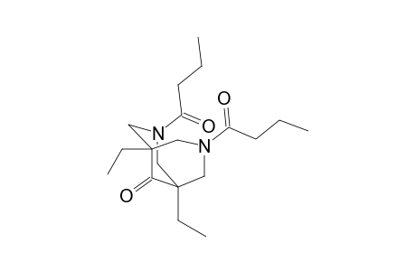 3,7-dibutyryl-1,5-diethyl-3,7-diazabicyclo[3.3.1]nonan-9-one