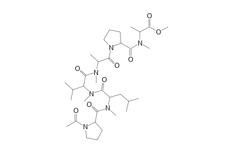 N-Acetyl-(N,0-permethyl)-prolyl-leucyl-valyl-alanyl-prolyl-alanine