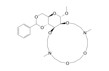 .alpha.-D-Mannopyranoside, methyl 2,3-O-(3,12-dimethyl-6,9-dioxa-3,12-diazatetradecane-1,14-diyl)-4,6-O -(phenylmethylene)-