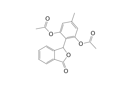 4-METHYL-2-(3-OXO-1,3-DIHYDROISOBENZOFURAN-1-YL)-1,3-PHENYLENE-DIACETATE