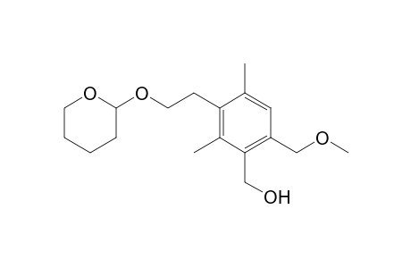 Benzenemethanol, 6-(methoxymethyl)-2,4-dimethyl-3-[2-[(tetrahydro-2H-pyran-2-yl)oxy]et hyl]-