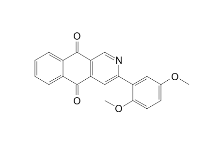 3-(2,5-dimethoxyphenyl)benzo[g]isoquinoline-5,10-dione