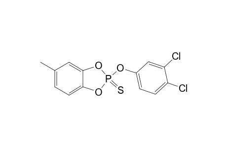 1,3,2-Benzodioxaphosphole, 2-(3,4-dichlorophenoxy)-5-methyl-, 2-sulfide