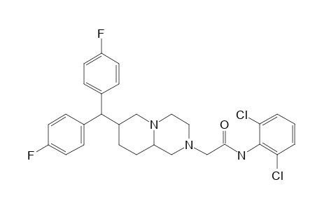 TRANS-N-(2,6-DICHLOROPHENYL)-7-[BIS-(PARA-FLUOROPHENYL)-METHYL]-OCTAHYDRO-2H-PYRIDO-[1,2-A]-PYRIDAZINE-2-ACETAMIDE
