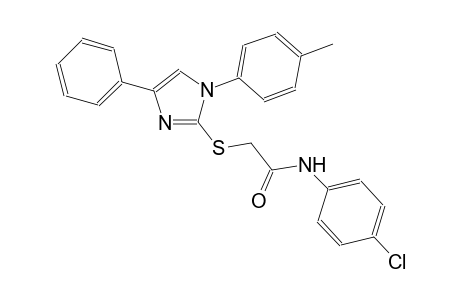 acetamide, N-(4-chlorophenyl)-2-[[1-(4-methylphenyl)-4-phenyl-1H-imidazol-2-yl]thio]-