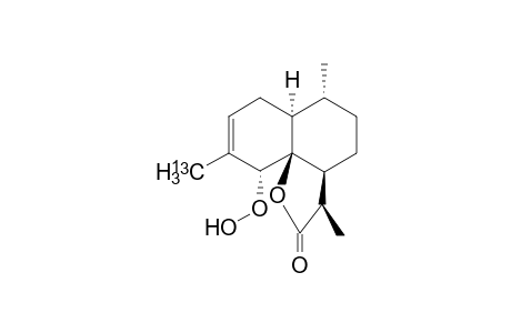 [15-13C]-3,4-Dihydro-epi-deoxy5-hydrperoxyarteannuin B