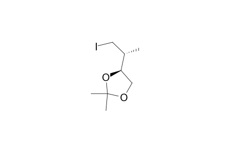 (4S)-4-[(1R)-2-iodo-1-methylethyl]-2,2-dimethyl-1,3-dioxolane