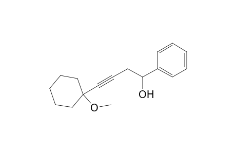1-(4-Hydroxy-4-phenyl-1-butynyl)-1-methoxycyclohexane