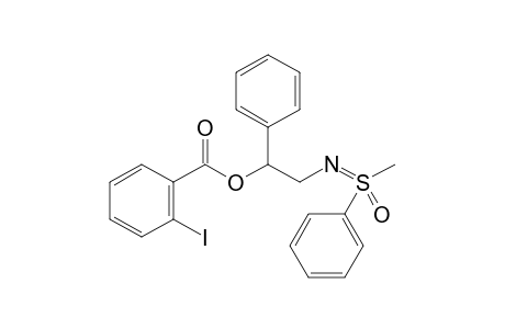 2-(S-Methyl-S-phenyl)sulfoximidoyl-1-(phenyl)ethyl 2-iodobenzoate