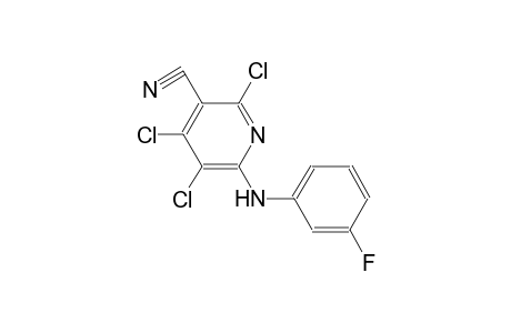 3-pyridinecarbonitrile, 2,4,5-trichloro-6-[(3-fluorophenyl)amino]-