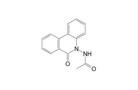 Acetamide, N-(6-oxo-5(6H)-phenanthridinyl)-