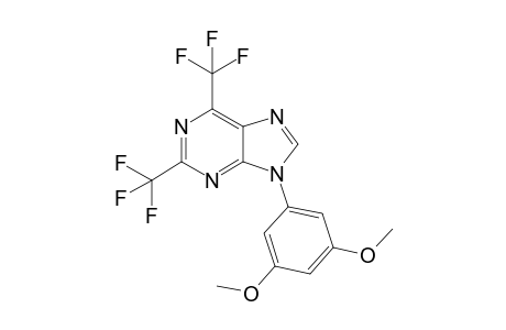 2,6-Bis(trifluoromethyl)-9-(3,5-dimethoxyphenyl)-9H-purine