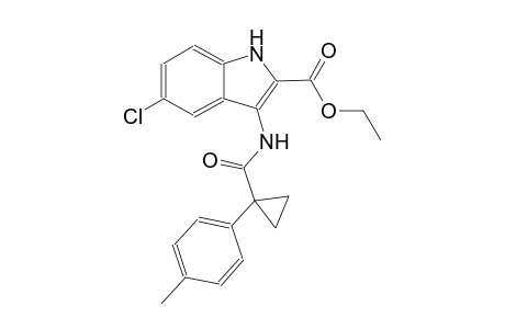 ethyl 5-chloro-3-({[1-(4-methylphenyl)cyclopropyl]carbonyl}amino)-1H-indole-2-carboxylate