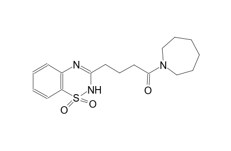 3-[4-(1-azepanyl)-4-oxobutyl]-2H-1,2,4-benzothiadiazine 1,1-dioxide