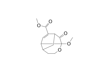 3-Methoxy-10-methoxycarbonyl-4-oxatricyclo[5.3.1.0(3,8)]undec-9-en-2-one