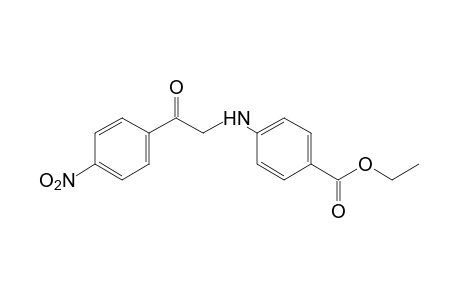 p-[(p-nitrophenacyl)amino]benzoic acid, ethyl ester
