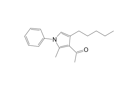 1-(2-Methyl-4-pentyl-1-phenyl-1H-pyrrol-3-yl)ethanone