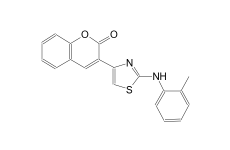 3-[2-(2-toluidino)-1,3-thiazol-4-yl]-2H-chromen-2-one