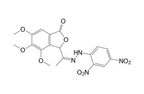 3-acetyl-4,5,6-trimethoxyphthalide, 2,4-dinitrophenylhydrazone