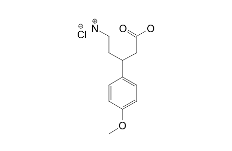 (R,S)-5-AMINO-3-(4-METHOXYPHENYL)-PENTANOIC-ACID-HYDROCHLORIDE