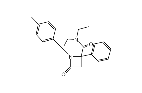 N,N-DIETHYL-4-OXO-2-PHENYL-1-(p-TOLYL)-2-AZETIDINECARBOXAMIDE
