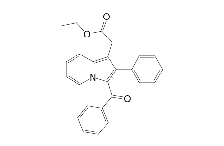 Ethyl 3-benzoyl-2-phenylindolizin-1-ylacetate