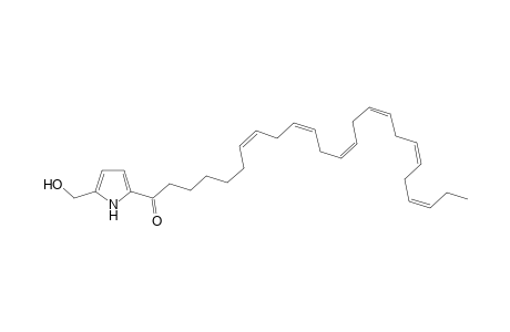 (7Z,10Z,13Z,16Z,19Z,22Z)-1-(5-methylol-1H-pyrrol-2-yl)pentacosa-7,10,13,16,19,22-hexaen-1-one